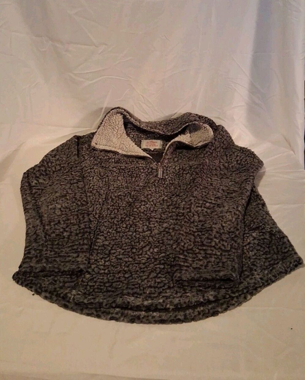 Cozy Sherpa women’s quarter zip sherpa pullover size Small